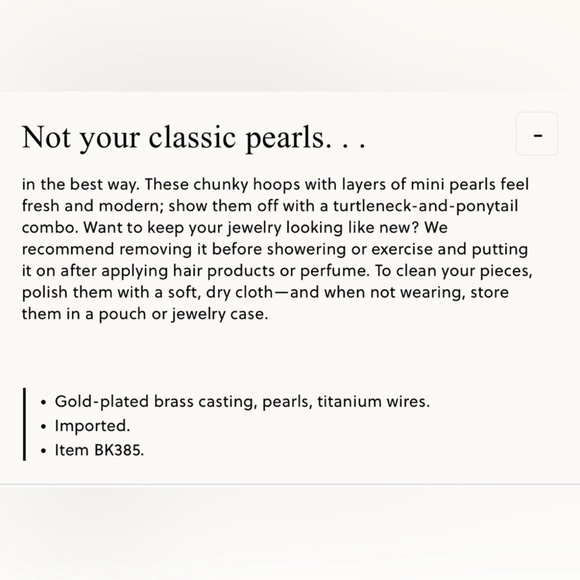 J.crew layered mini - pearl hoop earring - Picture 7 of 11